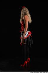 CHRISTY STANDING POSE WITH APPLE